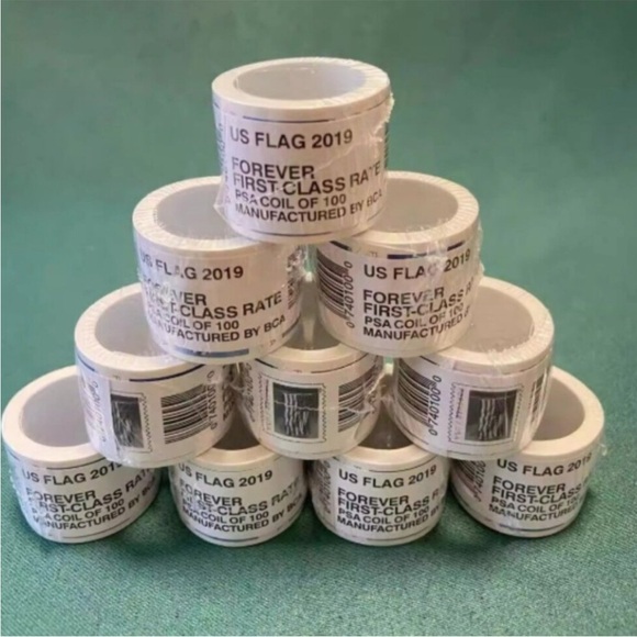 US Flag 2019 Forever Stamps RollForever Stamps 2019 ten roll 10 roll = 1000pcs